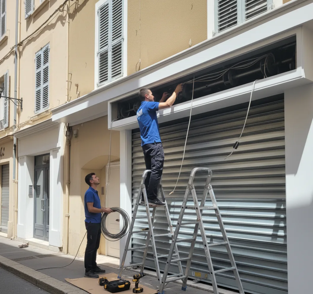 Motorisation de rideau métallique à Toulon